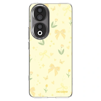 Picasee silikonový průhledný obal pro Honor 90 5G - Honey Blossom