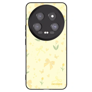 Picasee silikonový černý obal pro Xiaomi 14 Ultra - Honey Blossom