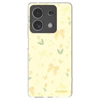 Picasee silikonový průhledný obal pro Xiaomi Redmi Note 13 4G - Honey Blossom