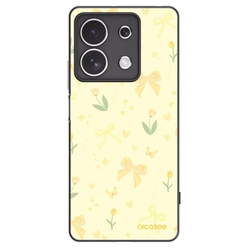 Picasee silikonový černý obal pro Xiaomi Redmi Note 13 4G - Honey Blossom