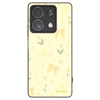 Picasee silikonový černý obal pro Xiaomi Redmi Note 13 Pro 4G - Honey Blossom