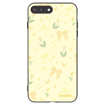 Picasee silikonový černý obal pro Apple iPhone 8 Plus - Honey Blossom