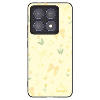 Picasee silikonový černý obal pro Xiaomi 14T Pro - Honey Blossom