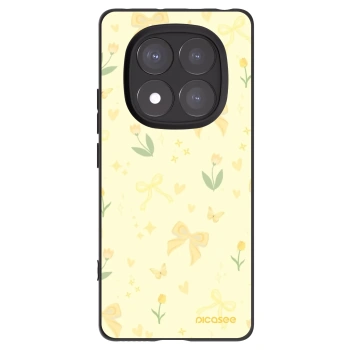 Picasee silikonový černý obal pro Xiaomi Redmi Note 14 Pro 5G - Honey Blossom