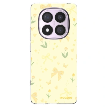 Picasee silikonový průhledný obal pro Xiaomi Redmi Note 14 Pro 5G - Honey Blossom