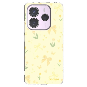 Picasee silikonový průhledný obal pro Xiaomi Redmi Note 14 5G - Honey Blossom