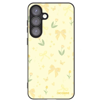 Picasee silikonový černý obal pro Samsung Galaxy S25+ 5G - Honey Blossom