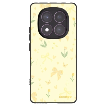Picasee silikonový černý obal pro Xiaomi Redmi Note 14 Pro 4G - Honey Blossom