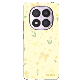 Picasee silikonový průhledný obal pro Xiaomi Redmi Note 14 Pro 4G - Honey Blossom