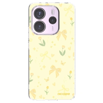 Picasee silikonový průhledný obal pro Xiaomi Redmi Note 14 4G - Honey Blossom