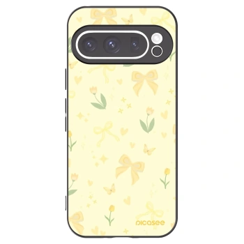 Picasee silikonový černý obal pro Google Pixel 9 Pro - Honey Blossom