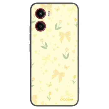 Picasee silikonový černý obal pro Motorola Moto G05 - Honey Blossom