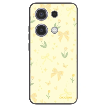 Picasee silikonový černý obal pro Xiaomi Redmi Note 14S - Honey Blossom