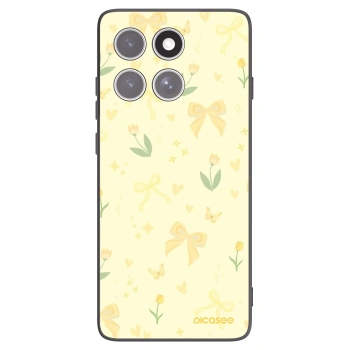 Picasee silikonový černý obal pro Motorola Edge 60 Pro - Honey Blossom
