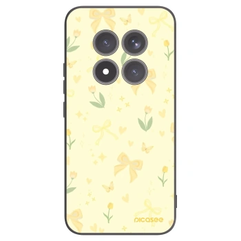 Picasee silikonový černý obal pro Xiaomi Redmi Note 15 Pro+ - Honey Blossom