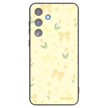Picasee silikonový černý obal pro Samsung Galaxy S25 FE 5G - Honey Blossom