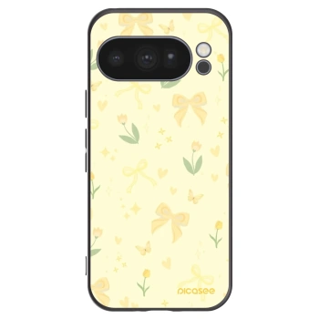 Picasee silikonový černý obal pro Google Pixel 10 Pro - Honey Blossom