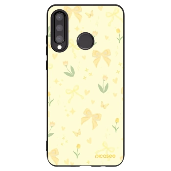 Picasee silikonový černý obal pro Huawei P30 Lite - Honey Blossom