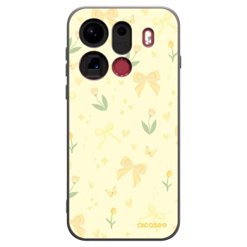 Picasee silikonový černý obal pro OPPO Find X9 Pro - Honey Blossom
