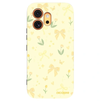 Picasee silikonový černý obal pro Honor 600 - Honey Blossom