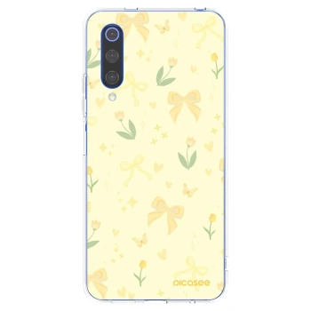 Picasee silikonový průhledný obal pro Xiaomi Mi 9 SE - Honey Blossom