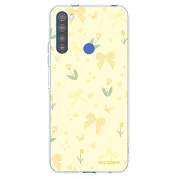 Picasee silikonový průhledný obal pro Xiaomi Redmi Note 8T - Honey Blossom