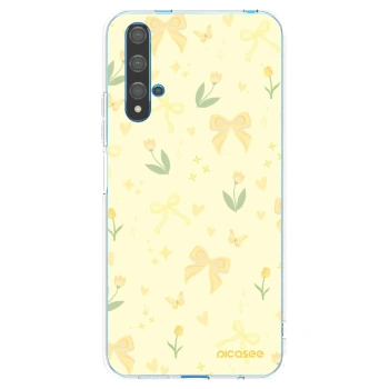 Picasee silikonový průhledný obal pro Huawei Nova 5T - Honey Blossom