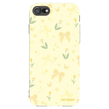 Picasee silikonový průhledný obal pro Apple iPhone SE 2020 - Honey Blossom