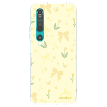 Picasee silikonový průhledný obal pro Xiaomi Mi 10 - Honey Blossom