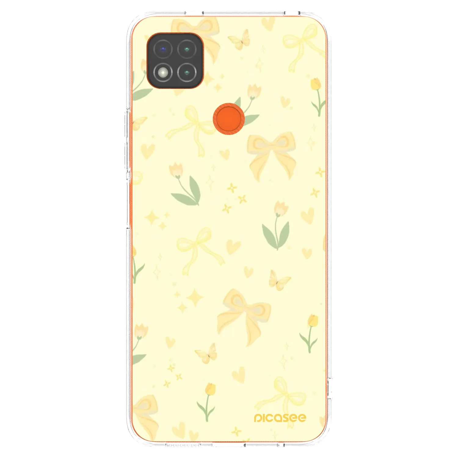 Picasee silikonový průhledný obal pro Xiaomi Redmi 9C - Honey Blossom