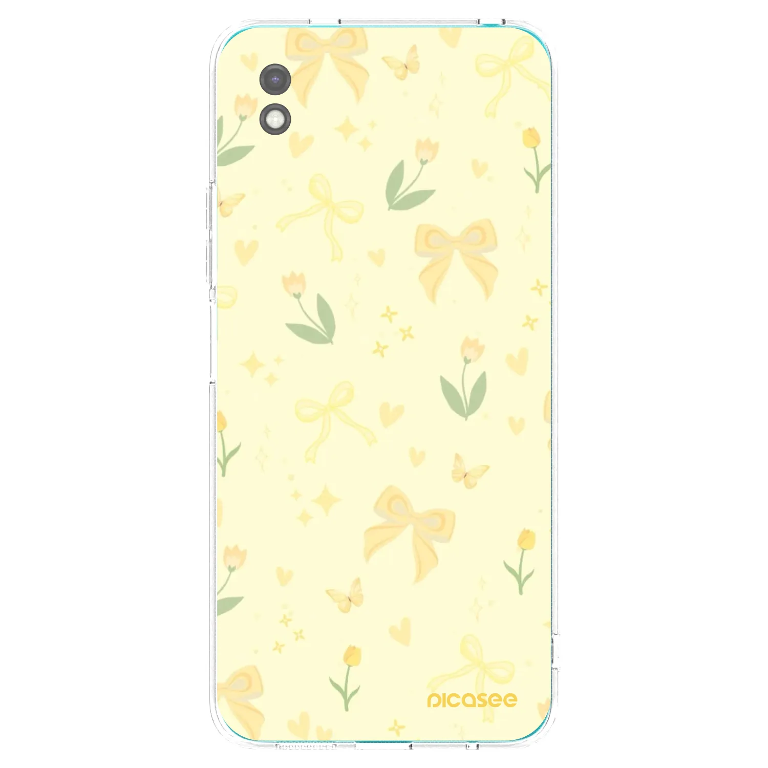 Picasee silikonový černý obal pro Xiaomi Redmi 9A - Honey Blossom