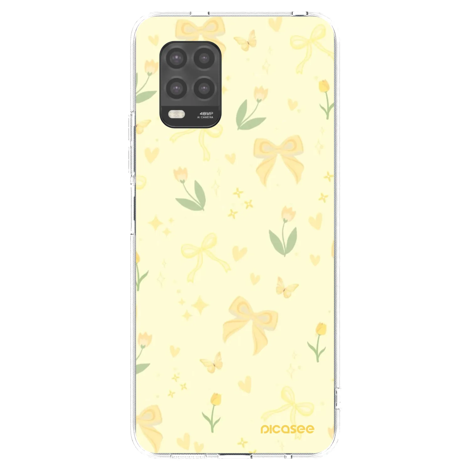 Picasee silikonový průhledný obal pro Xiaomi Mi 10 Lite - Honey Blossom