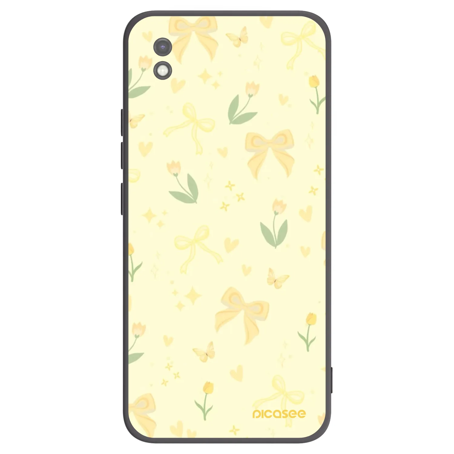 Picasee silikonový černý obal pro Xiaomi Redmi 9AT - Honey Blossom