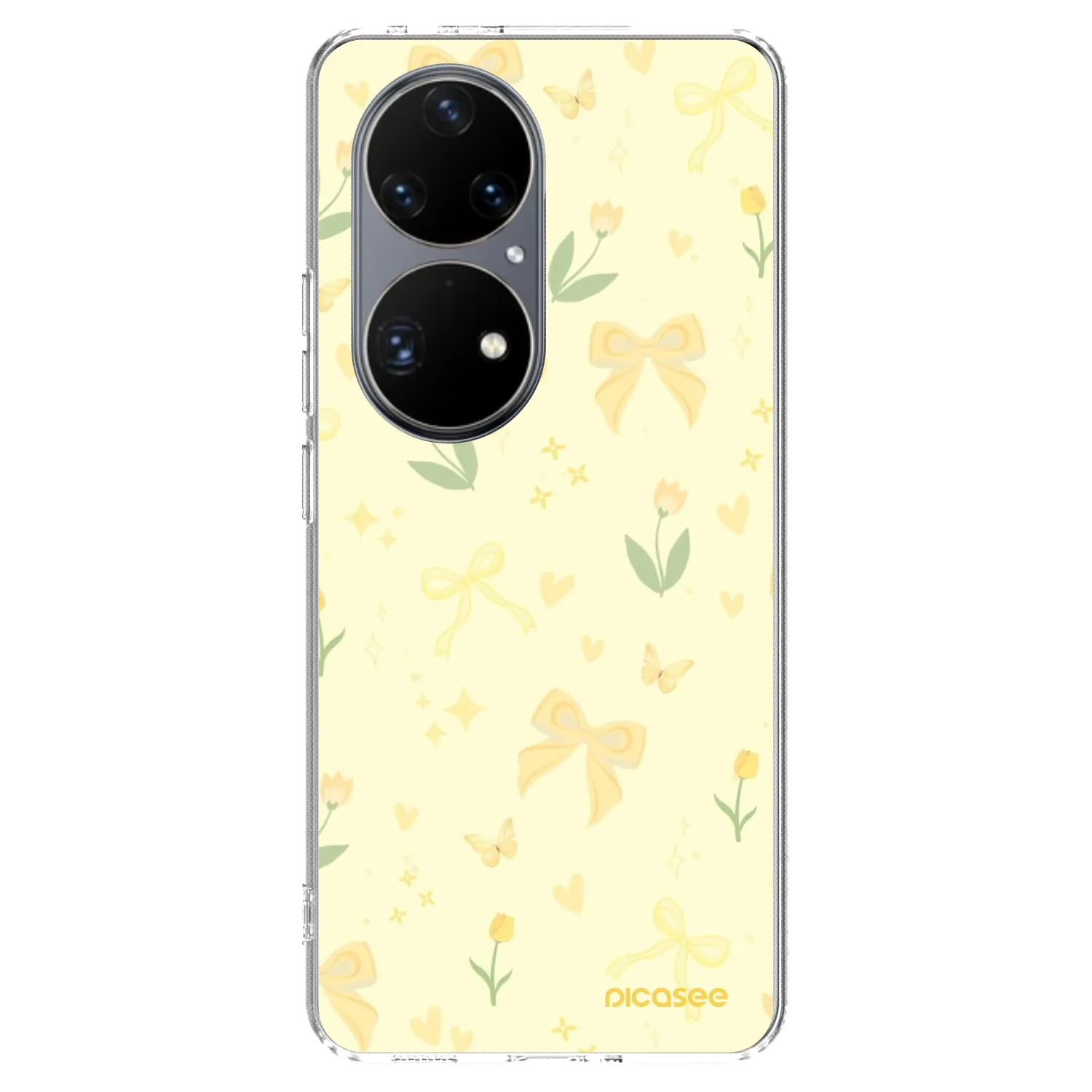 Picasee silikonový průhledný obal pro Huawei P50 - Honey Blossom