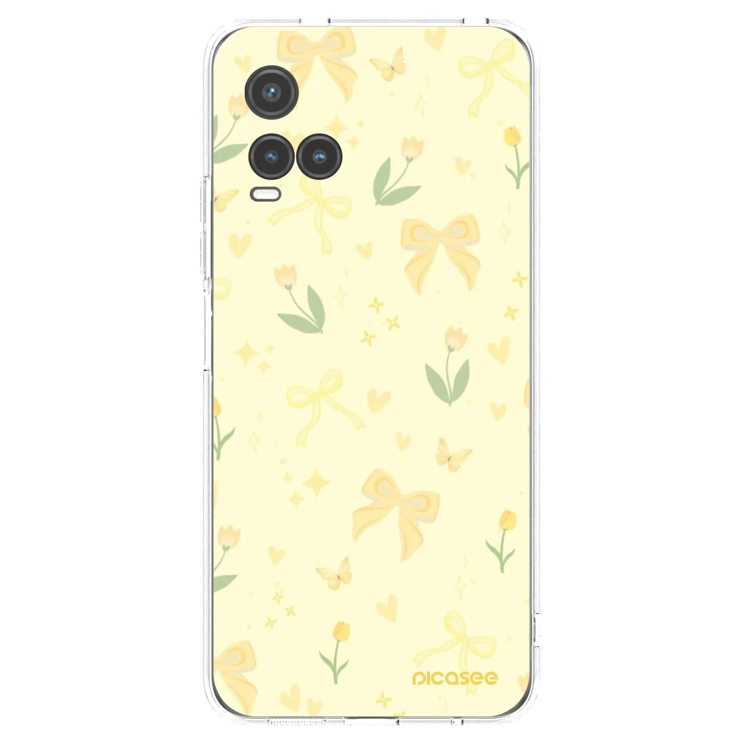 Picasee silikonový průhledný obal pro Vivo Y33s - Honey Blossom