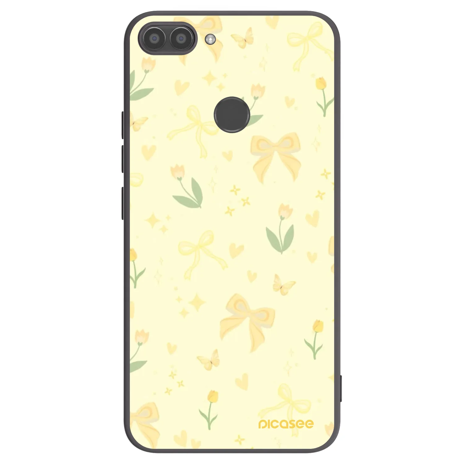 Picasee silikonový černý obal pro Huawei P Smart - Honey Blossom