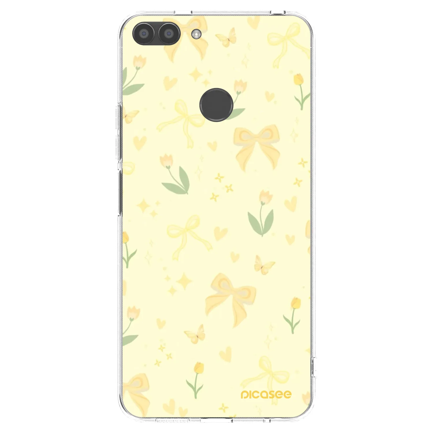 Picasee silikonový průhledný obal pro Huawei P Smart - Honey Blossom