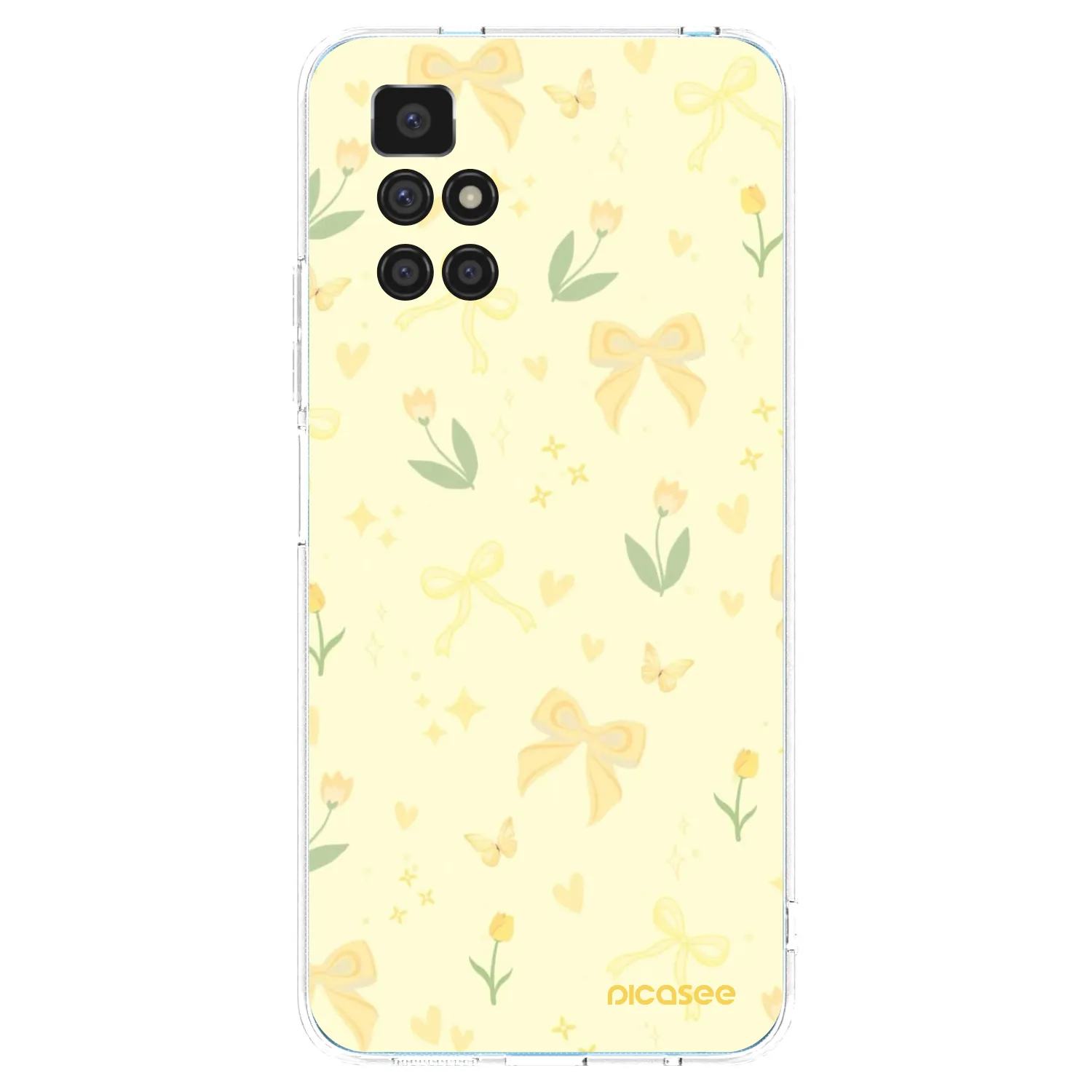 Picasee silikonový průhledný obal pro Xiaomi Redmi 10 (2022) - Honey Blossom