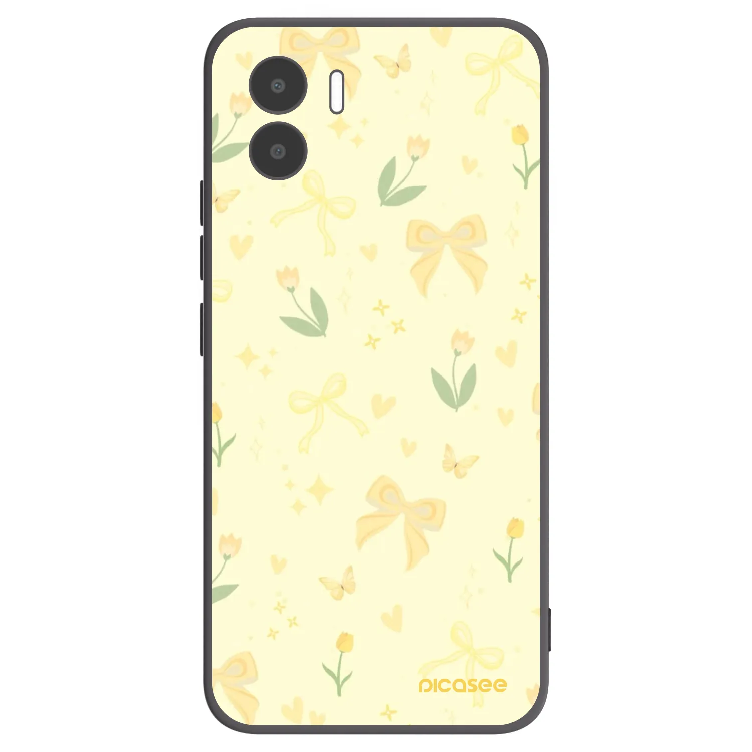 Picasee silikonový černý obal pro Xiaomi Redmi A1 - Honey Blossom