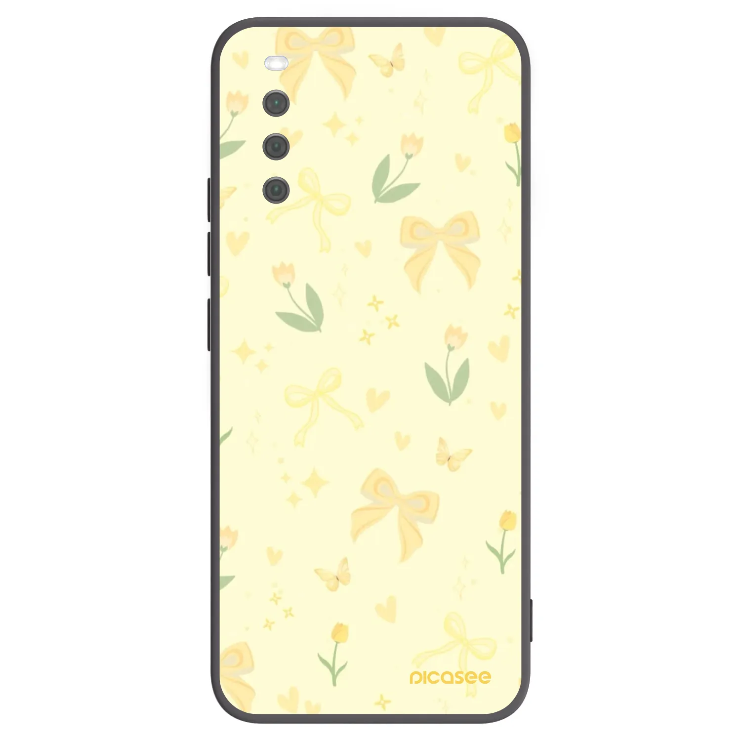 Picasee silikonový černý obal pro Sony Xperia 10 III - Honey Blossom