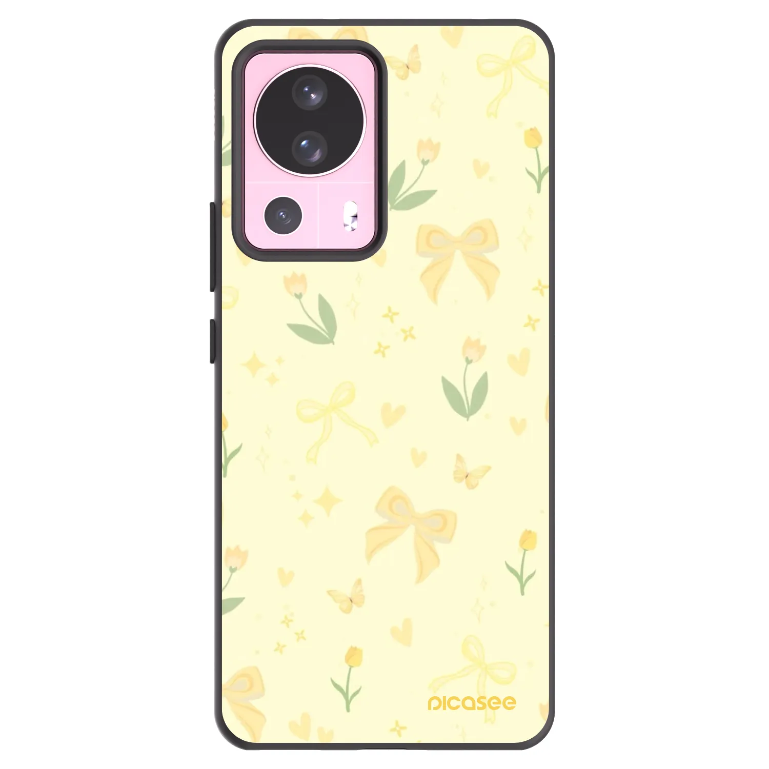 Picasee silikonový černý obal pro Xiaomi 13 Lite - Honey Blossom