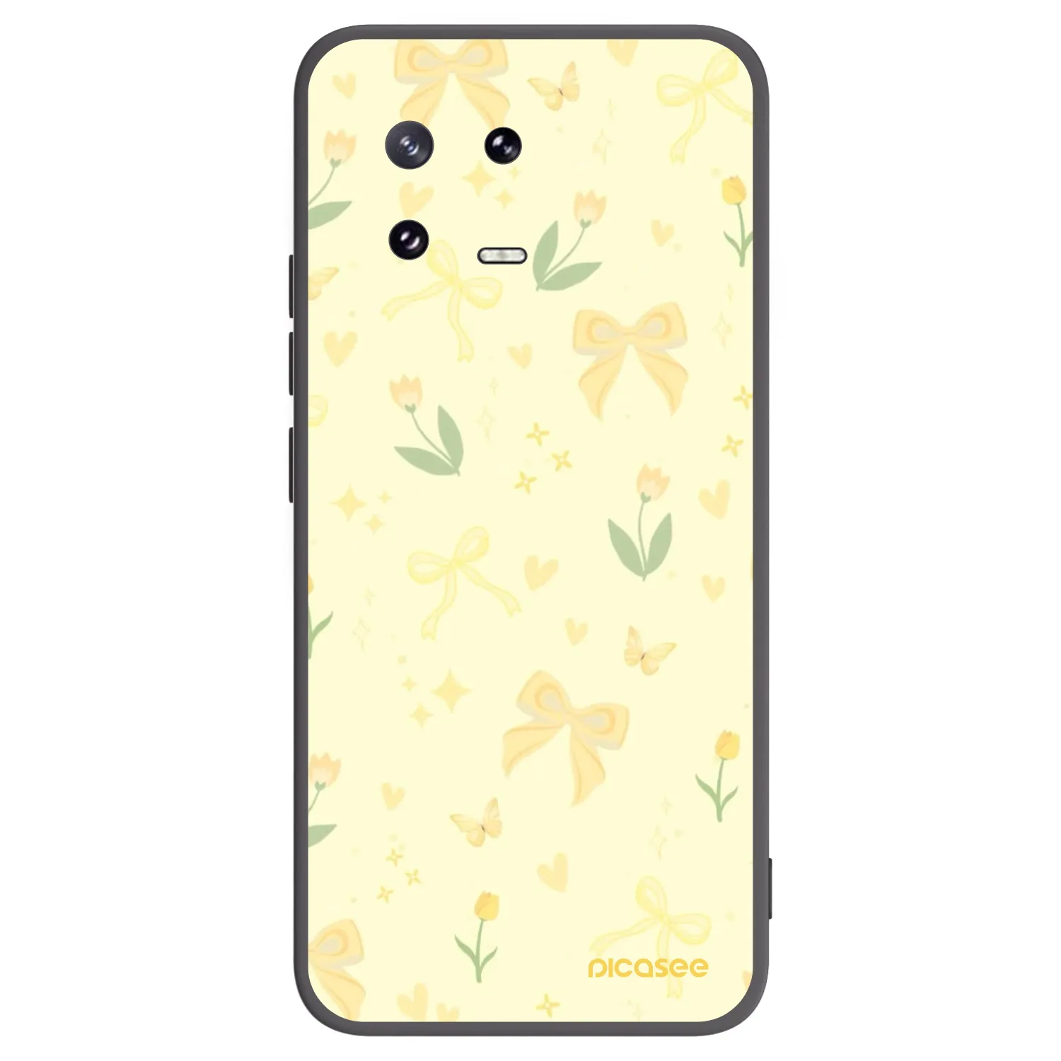 Picasee silikonový černý obal pro Xiaomi 13 Pro - Honey Blossom