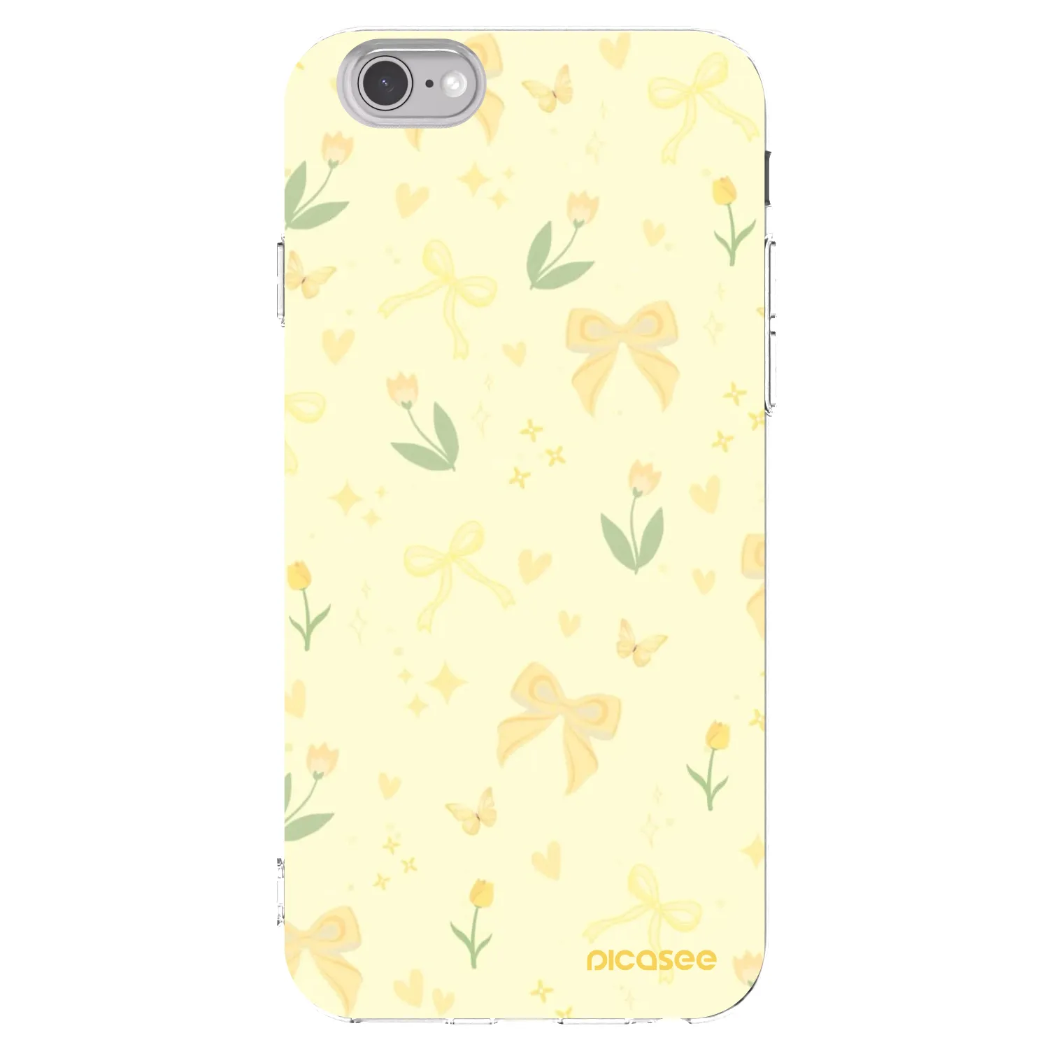 Picasee silikonový průhledný obal pro Apple iPhone 6/6S - Honey Blossom
