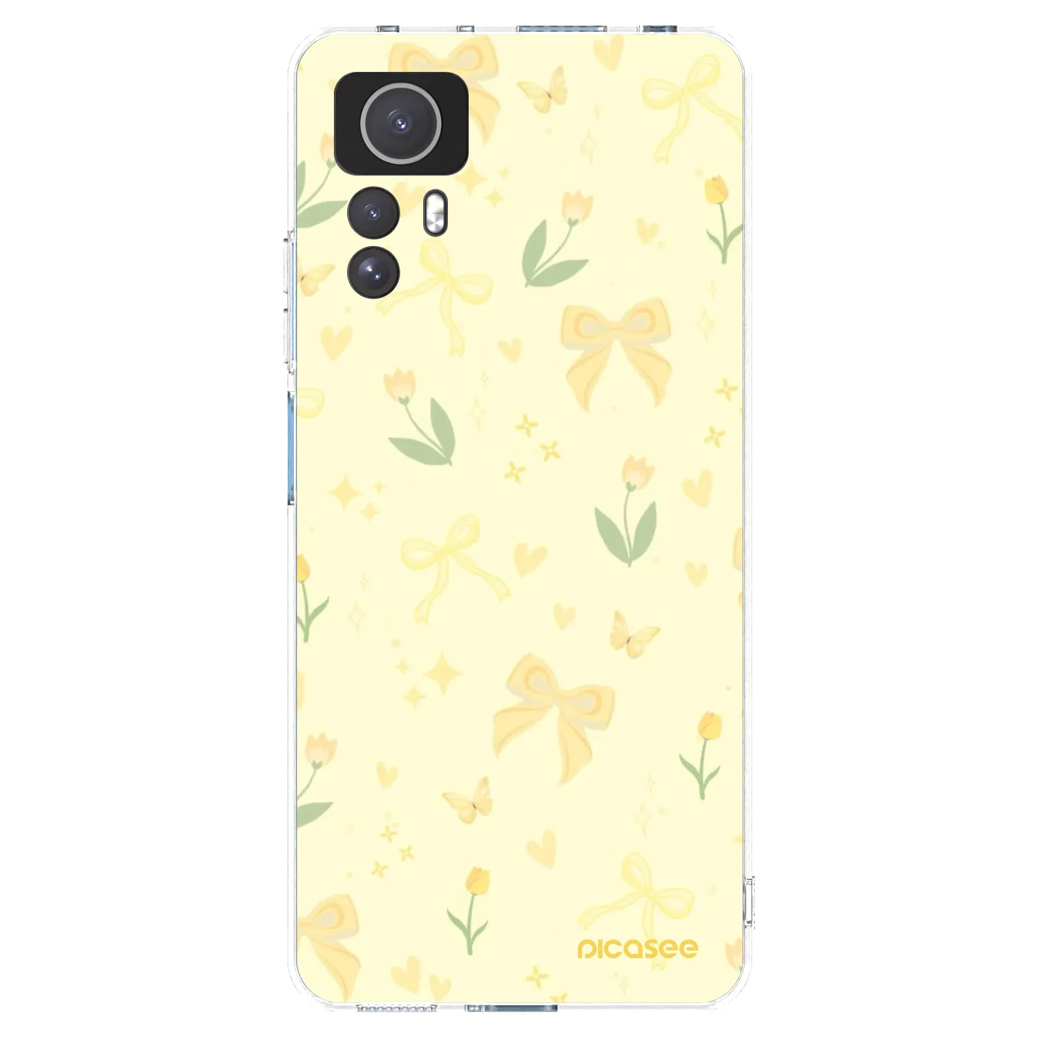 Picasee silikonový průhledný obal pro Xiaomi Redmi Note 12S - Honey Blossom