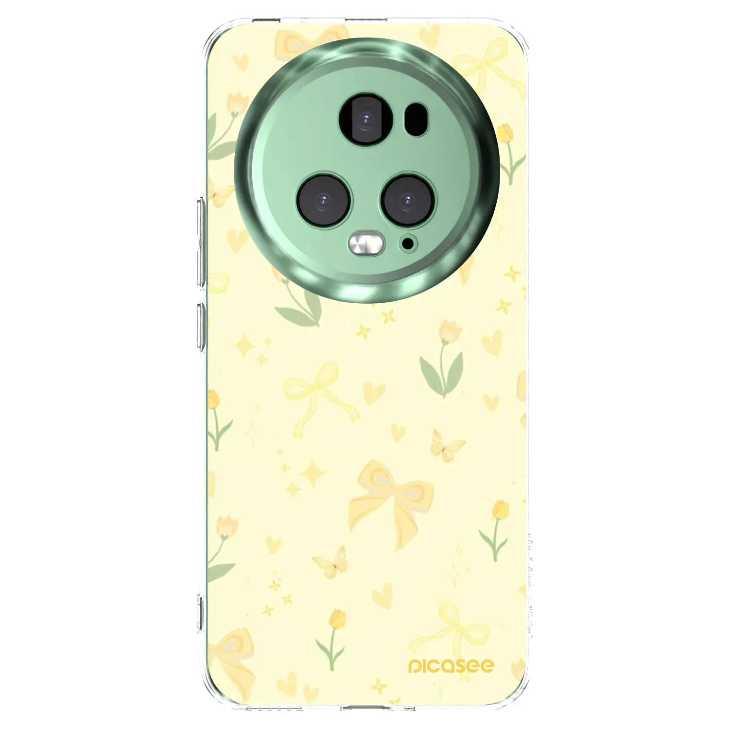 Picasee silikonový průhledný obal pro Honor Magic5 Pro - Honey Blossom
