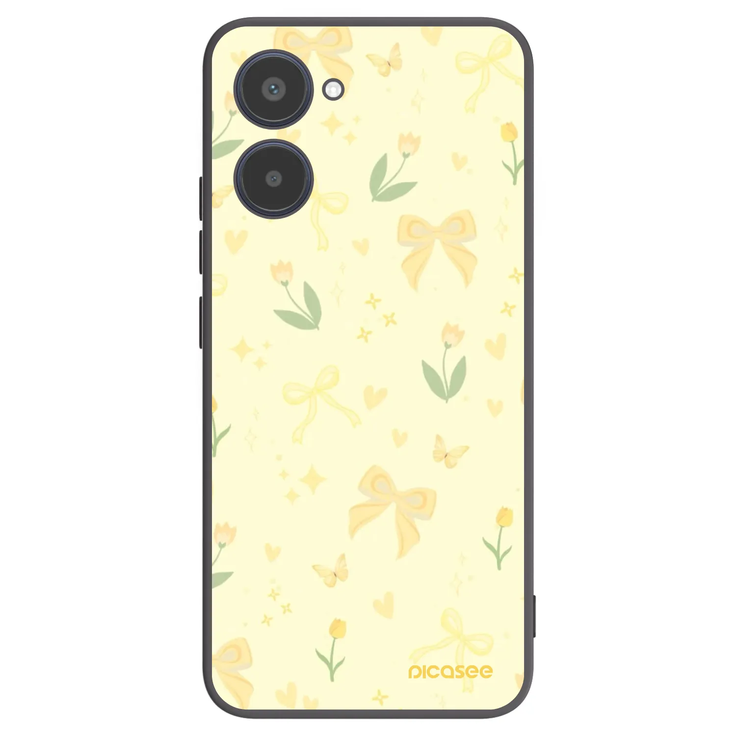 Picasee silikonový černý obal pro Realme 10 4G - Honey Blossom