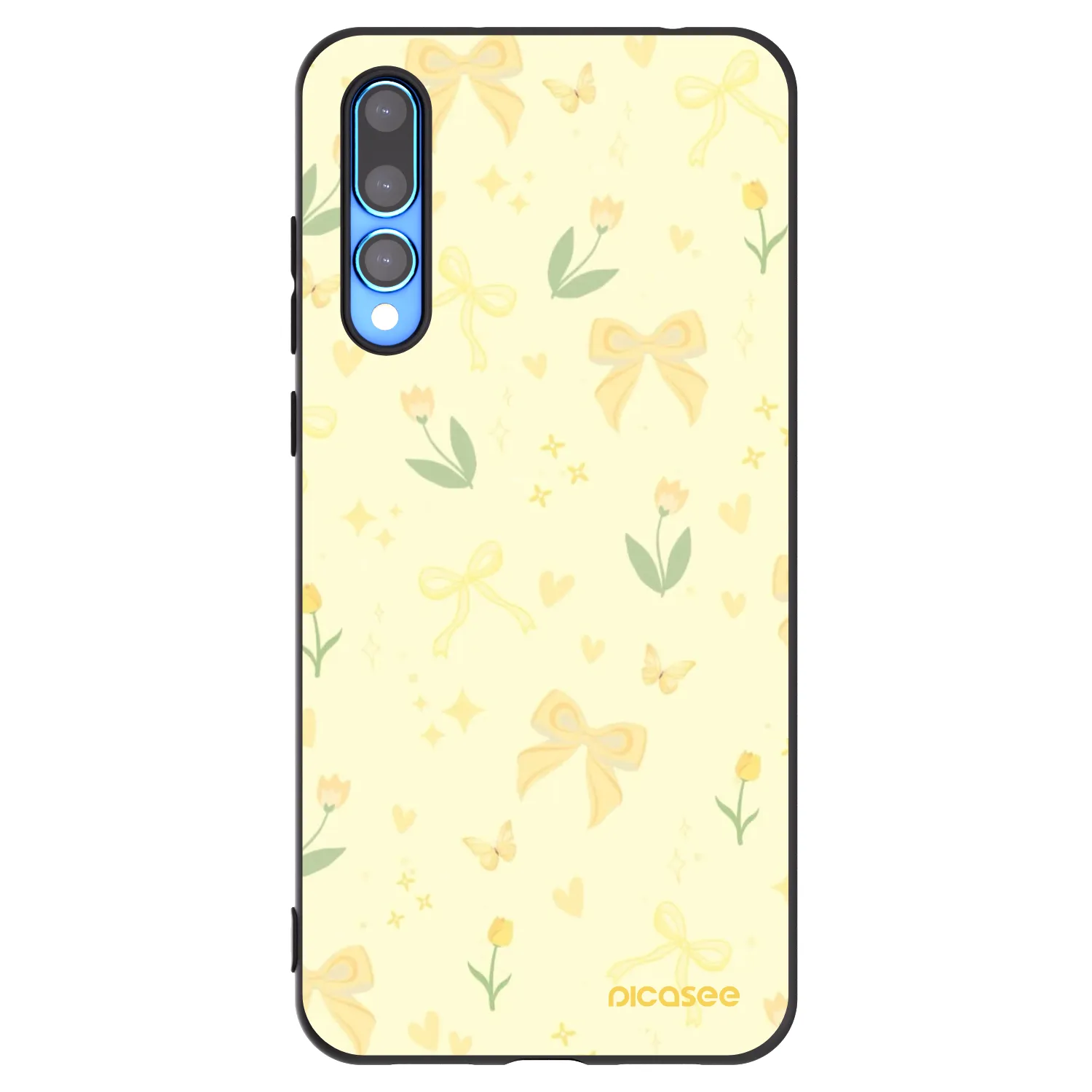 Picasee silikonový černý obal pro Huawei P20 Pro - Honey Blossom