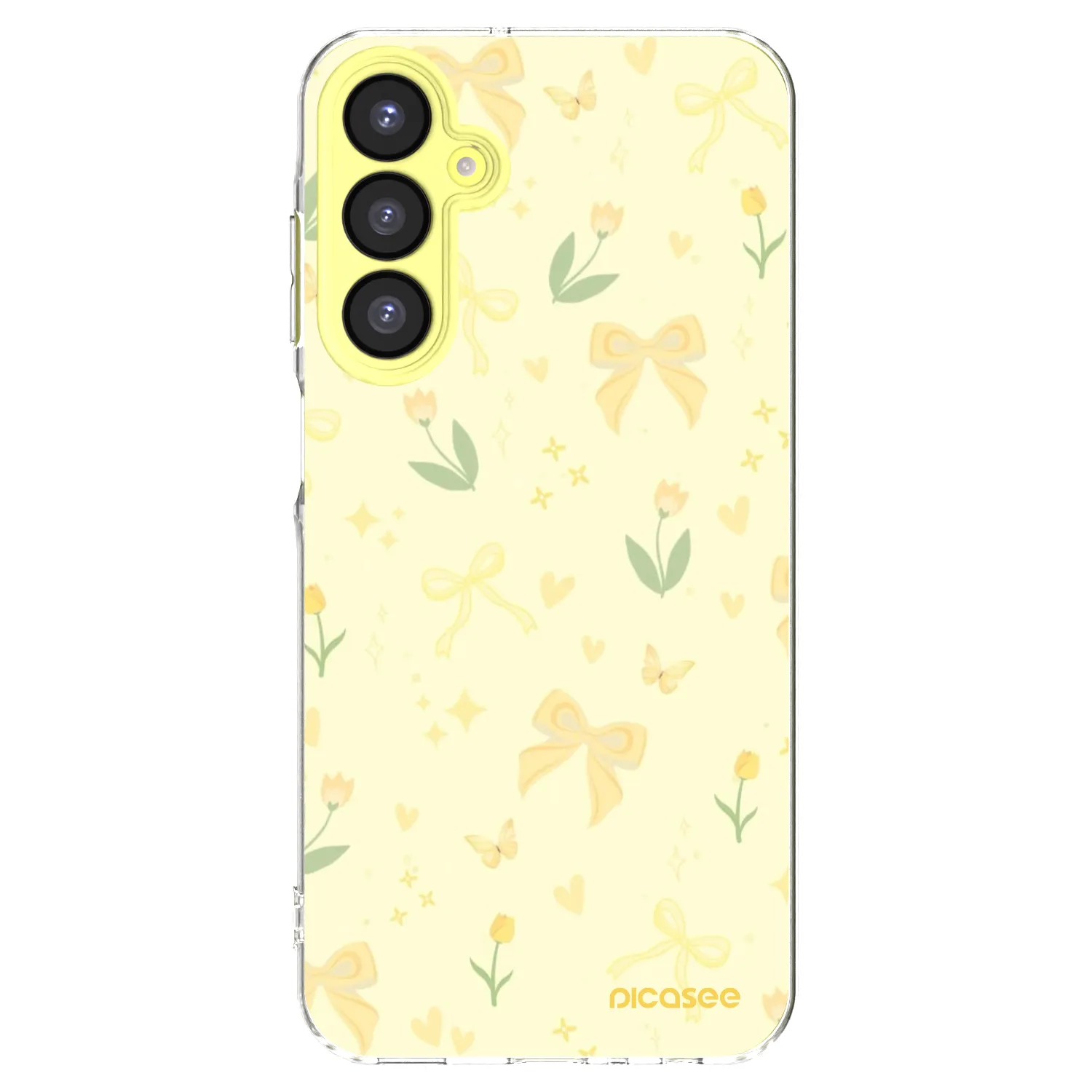 Picasee silikonový průhledný obal pro Samsung Galaxy A25 A256B 5G - Honey Blossom