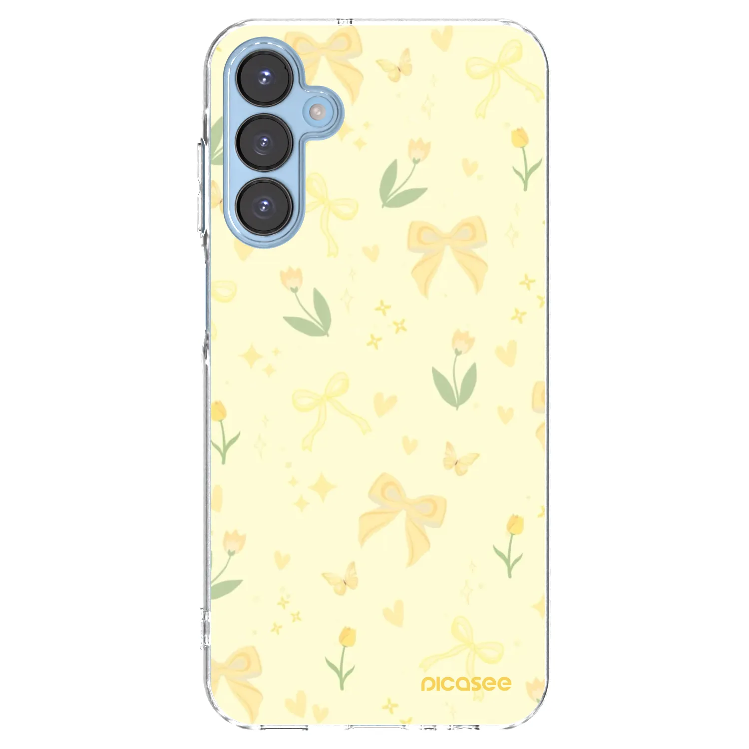 Picasee silikonový průhledný obal pro Samsung Galaxy A15 A156B 5G - Honey Blossom