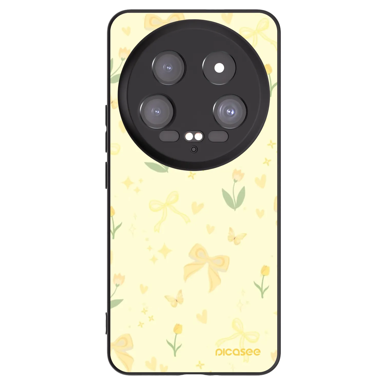 Picasee silikonový černý obal pro Xiaomi 14 Ultra - Honey Blossom